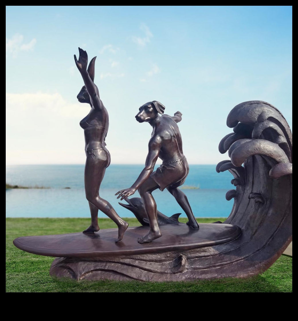 לחישות ברונזה: פיתוי פיסול במפלט החיצוני שלך