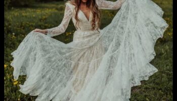 בוהו ביוטי: לחישות הטבע בקסם שמלת כלה